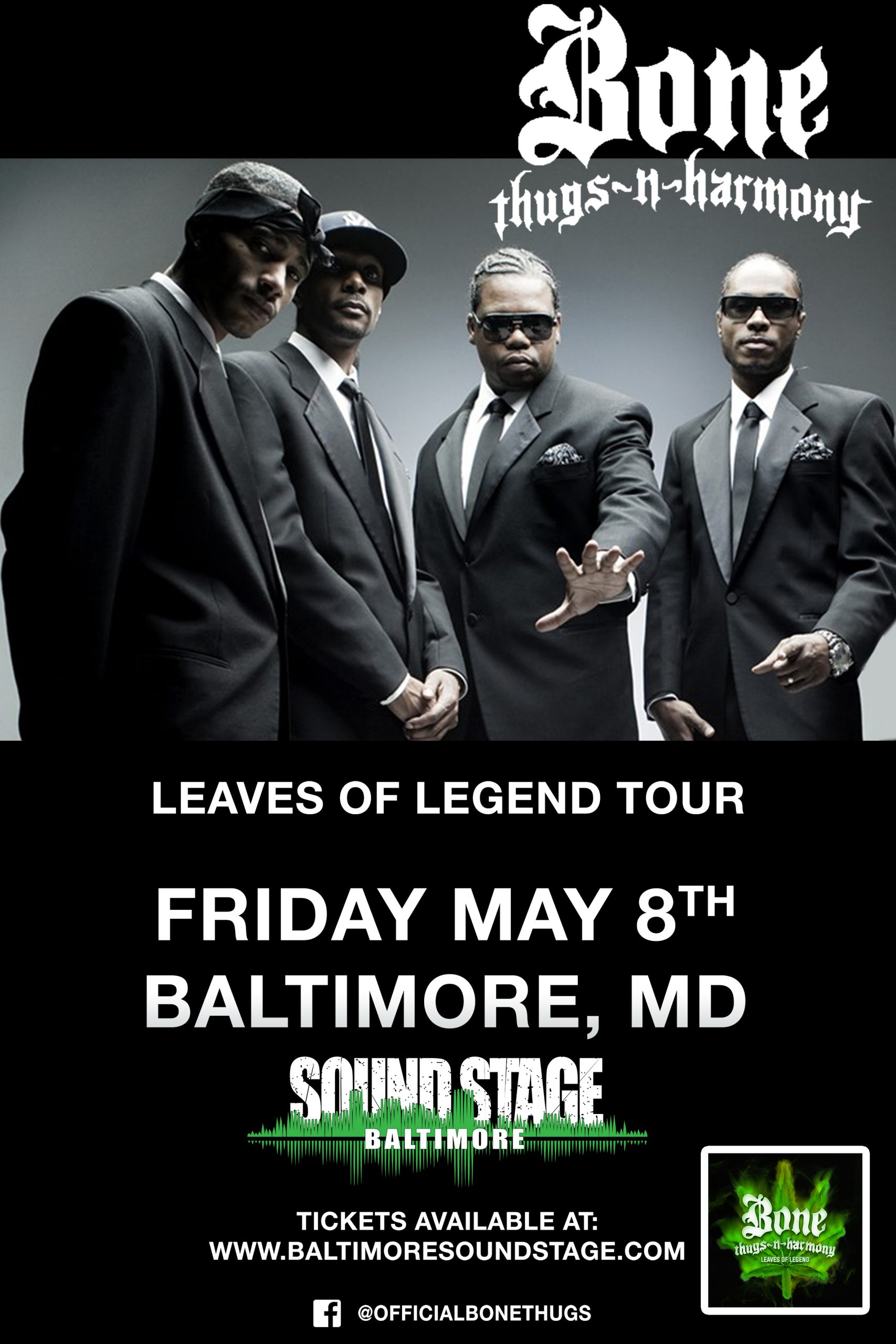 Bone ThugsNHarmony Leaves of Legend Tour Baltimore Soundstage